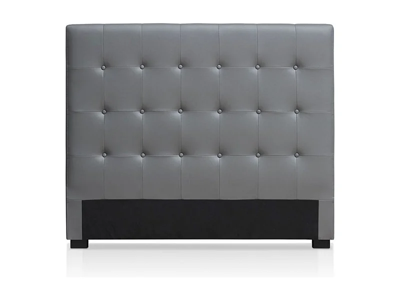 Tête de Lit Capitonnée "Amor" 140cm Gris