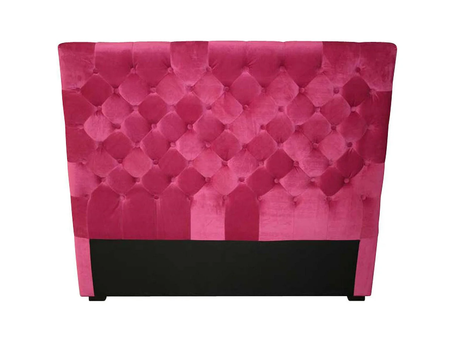 Tête de Lit en Velours "Trafford" 160cm Rose
