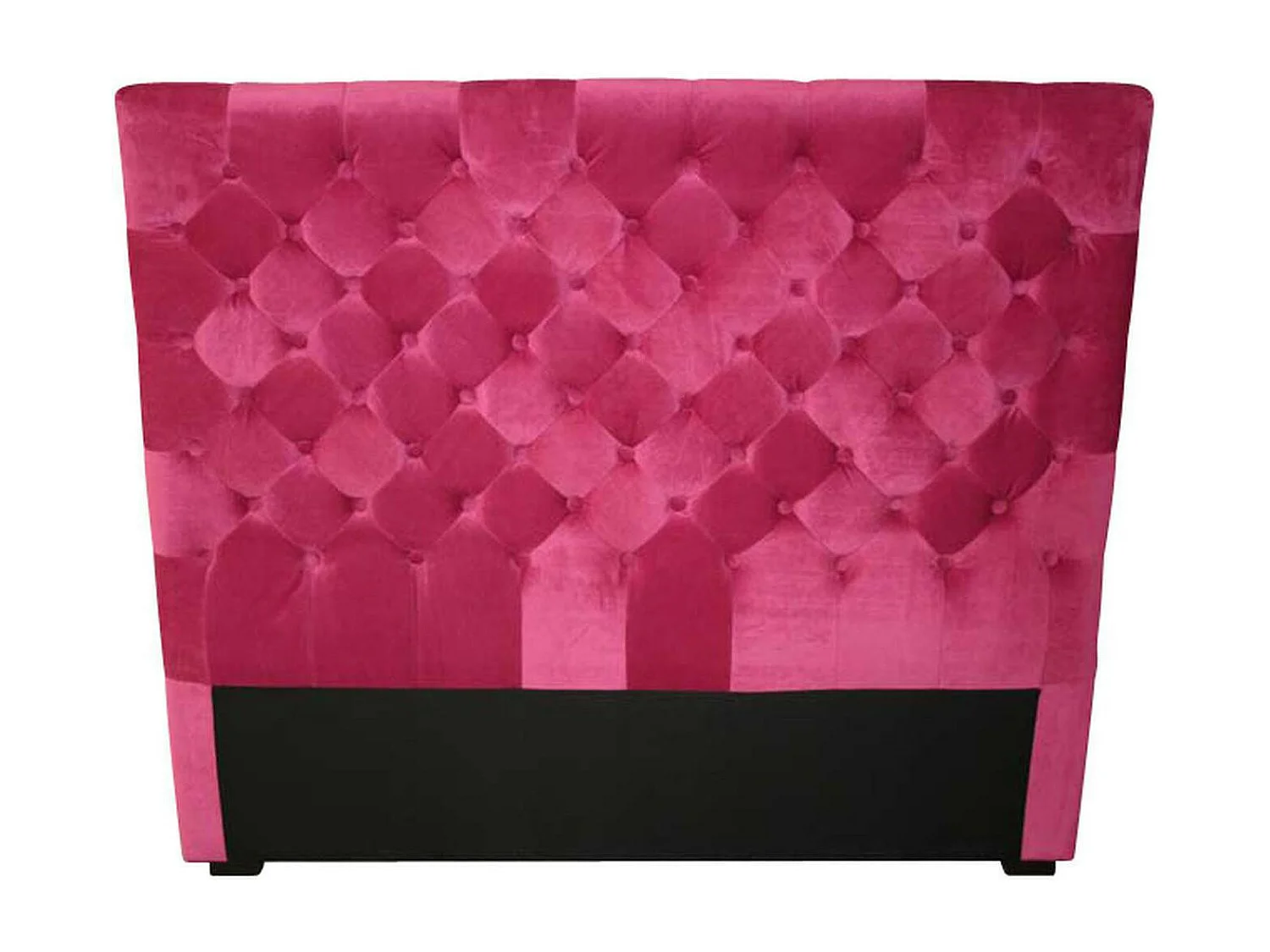 Tête de Lit en Velours "Trafford" 160cm Rose
