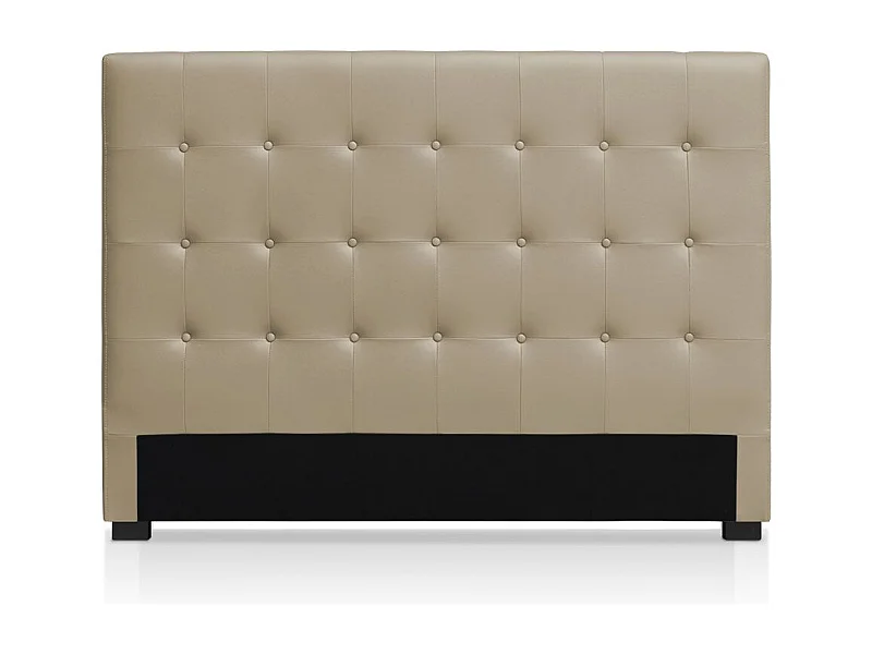 Tête de Lit Capitonnée "Amor" 160cm Taupe