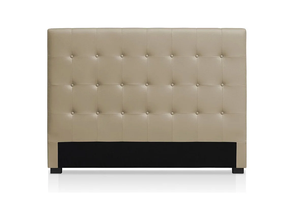 Tête de Lit Capitonnée "Amor" 160cm Taupe