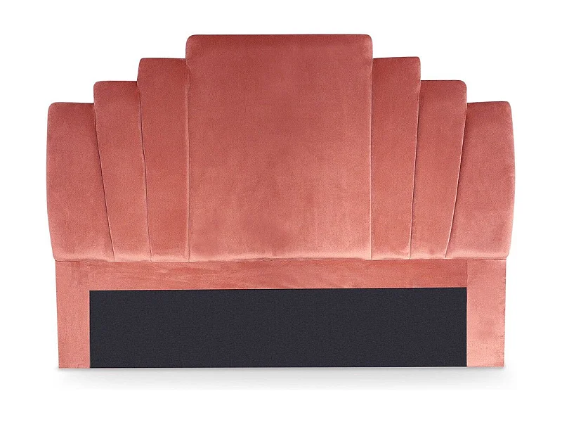 Tête de Lit en Velours "Renaya" 160cm Rose