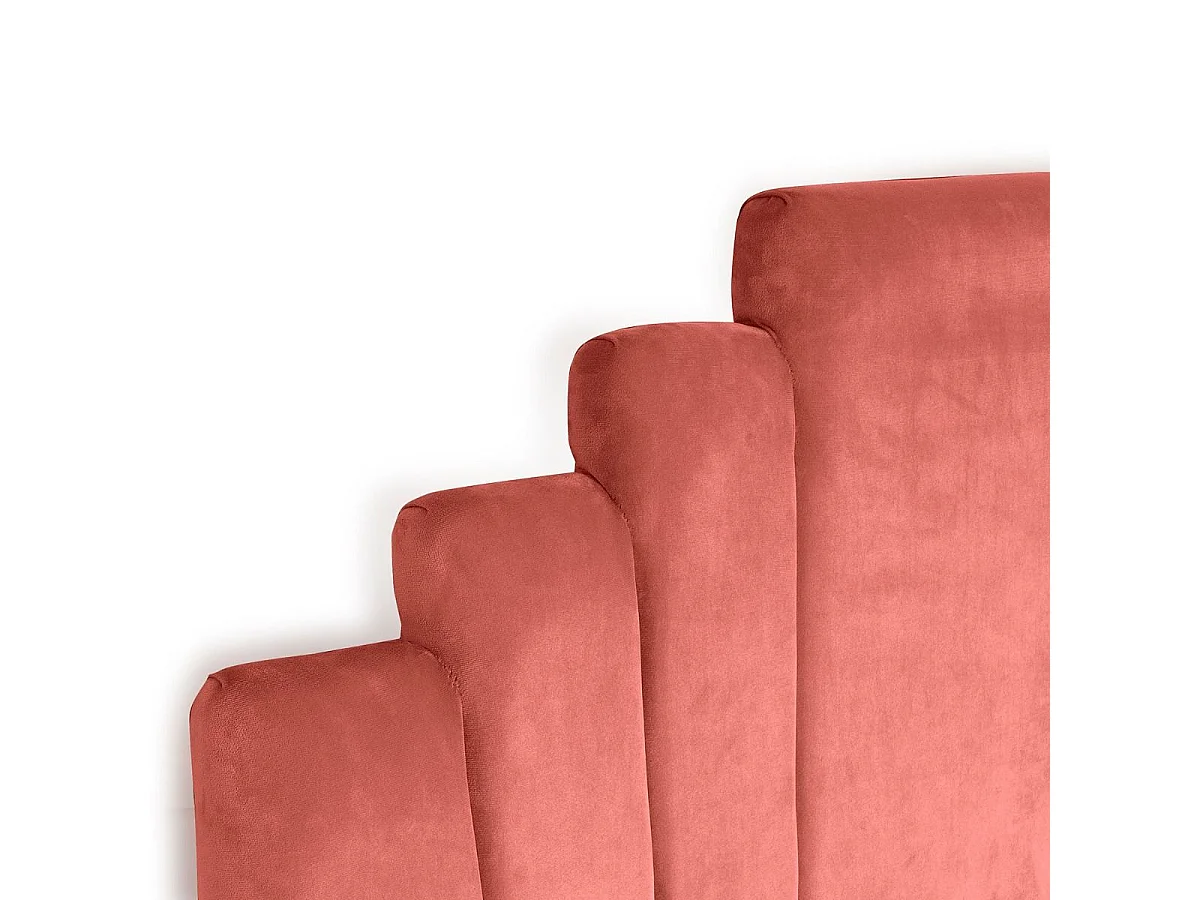 Tête de Lit en Velours "Renaya" 160cm Rose