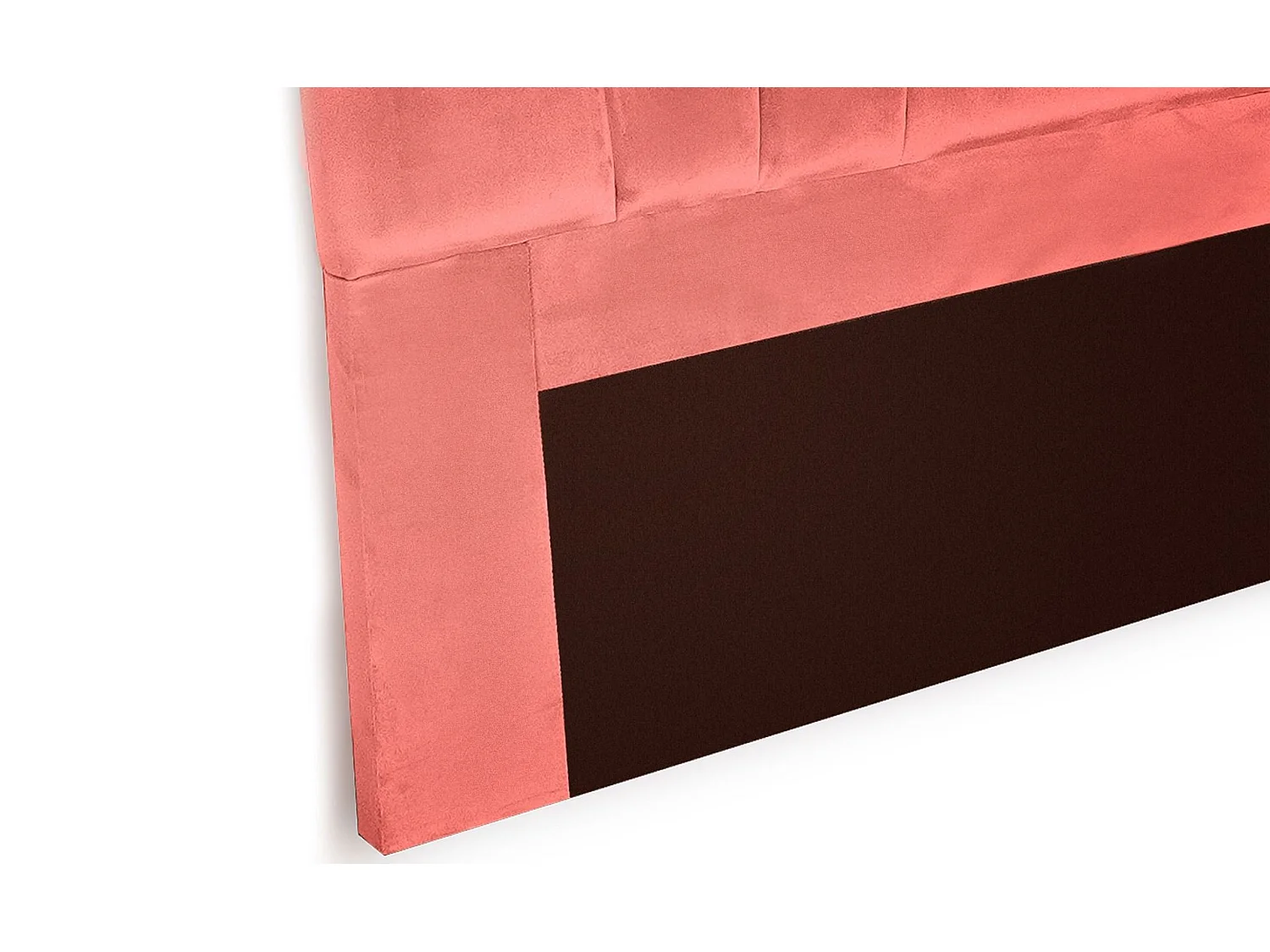 Tête de Lit en Velours "Renaya" 160cm Rose