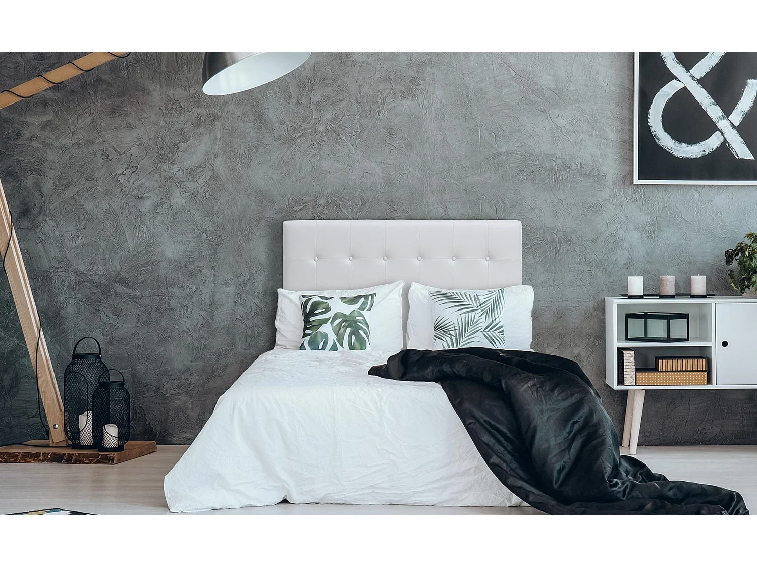 Tête de lit Luxor 140cm Blanc