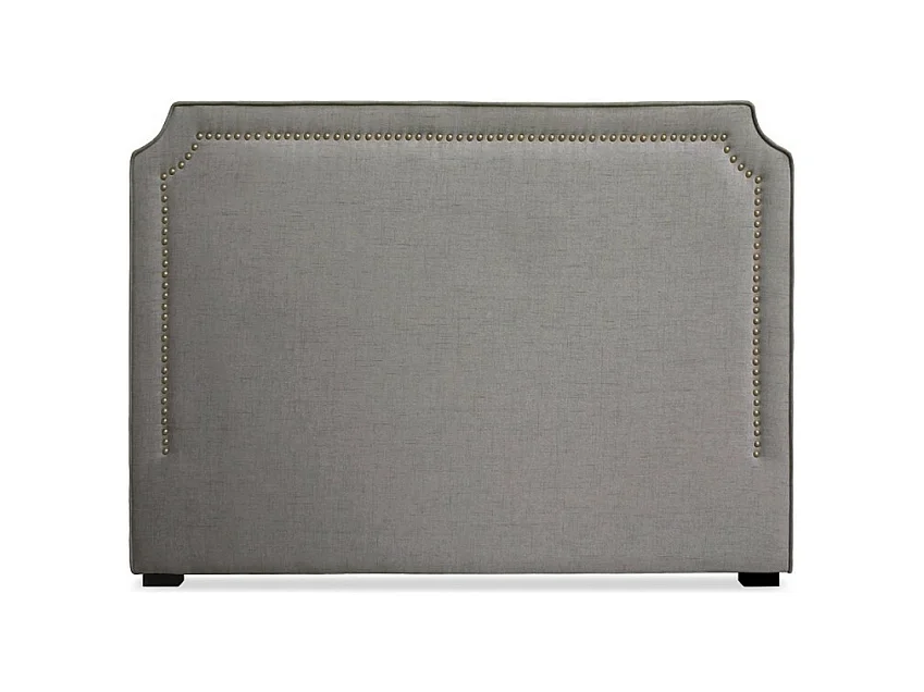 Testiera Milana da 160cm in tessuto colore talpa