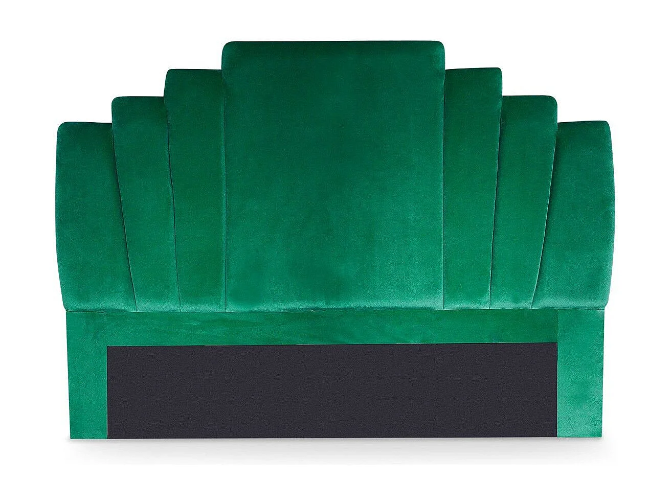 Samt Kopfteil Grün "Renaya" 160cm Modernes Design