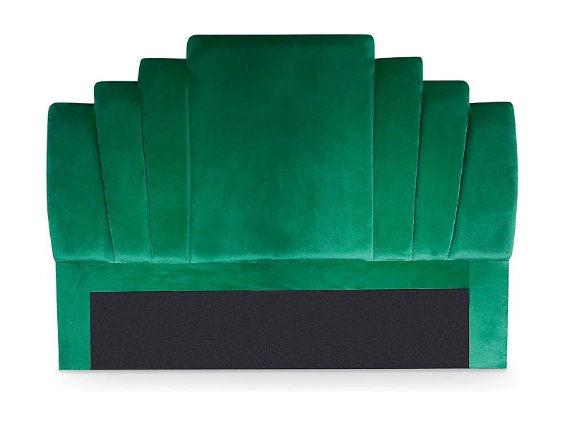 Samt Kopfteil Grün "Renaya" 160cm Modernes Design