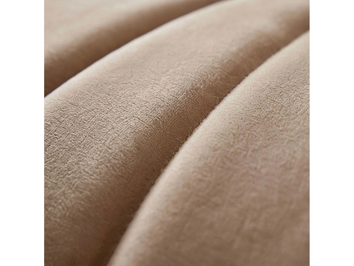 Tête de Lit en Velours "Shelly" 160cm Taupe