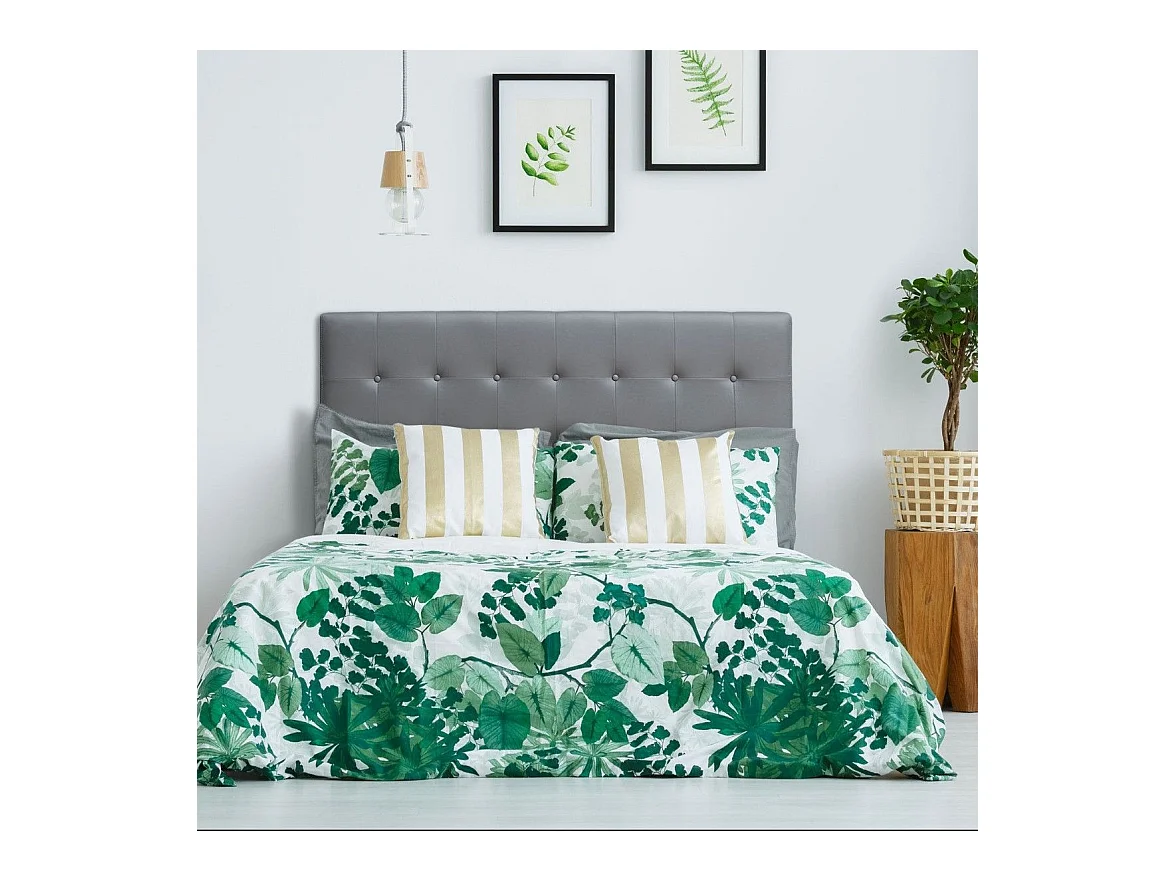 Testiera Luxor da 160 cm grigia