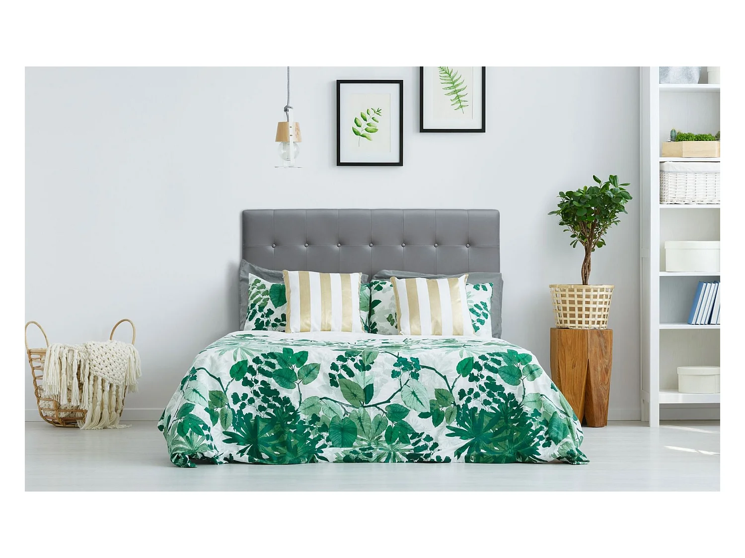 Testiera Luxor da 160 cm grigia