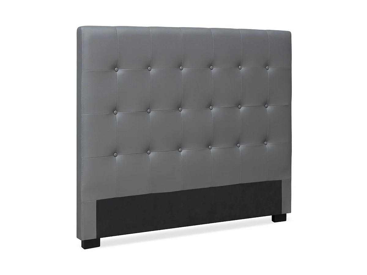 Tête de Lit Capitonnée "Amor" 160cm Gris