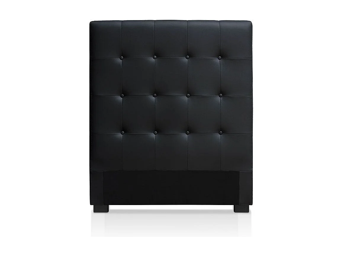 Tête de Lit Capitonnée "Amor" 90cm Noir