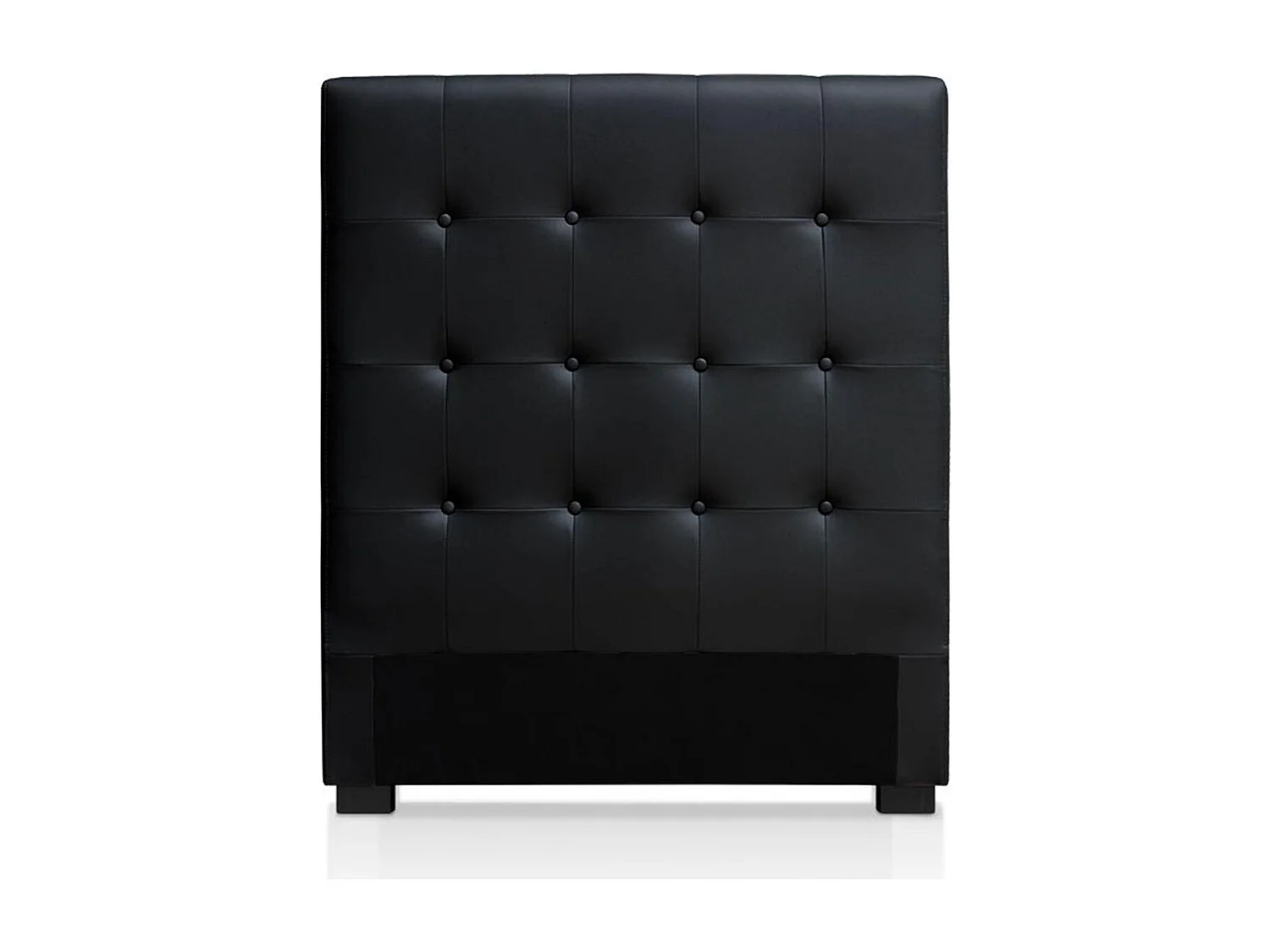 Tête de Lit Capitonnée "Amor" 90cm Noir