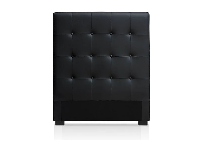 Tête de Lit Capitonnée "Amor" 90cm Noir