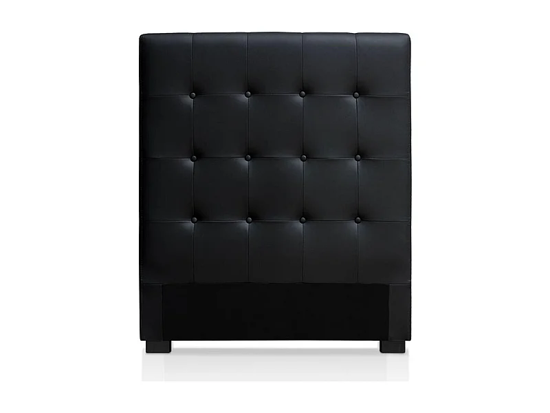 Tête de Lit Capitonnée "Amor" 90cm Noir