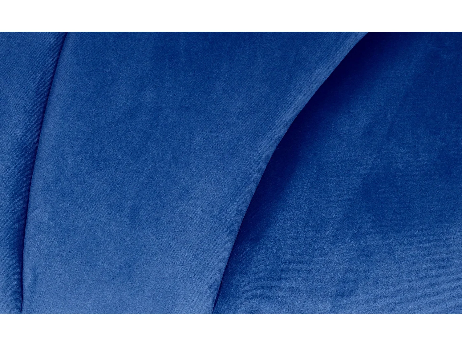 Tête de Lit en Velours "Shelly" 140cm Bleu