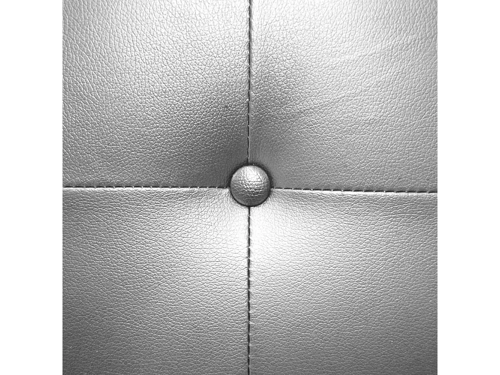 Tête de Lit Capitonnée "Amor" 160cm Argent