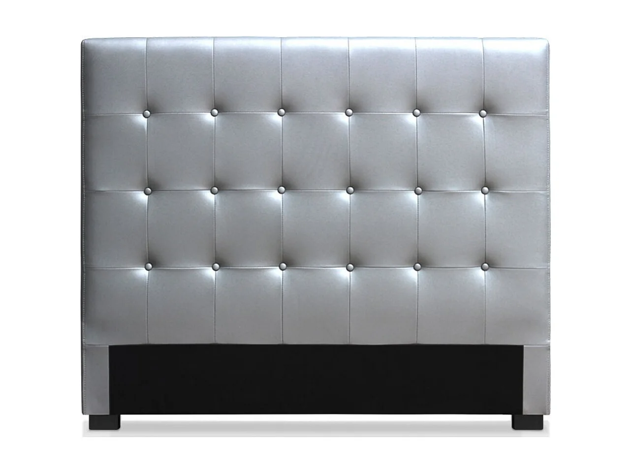 Tête de Lit Capitonnée "Amor" 160cm Argent