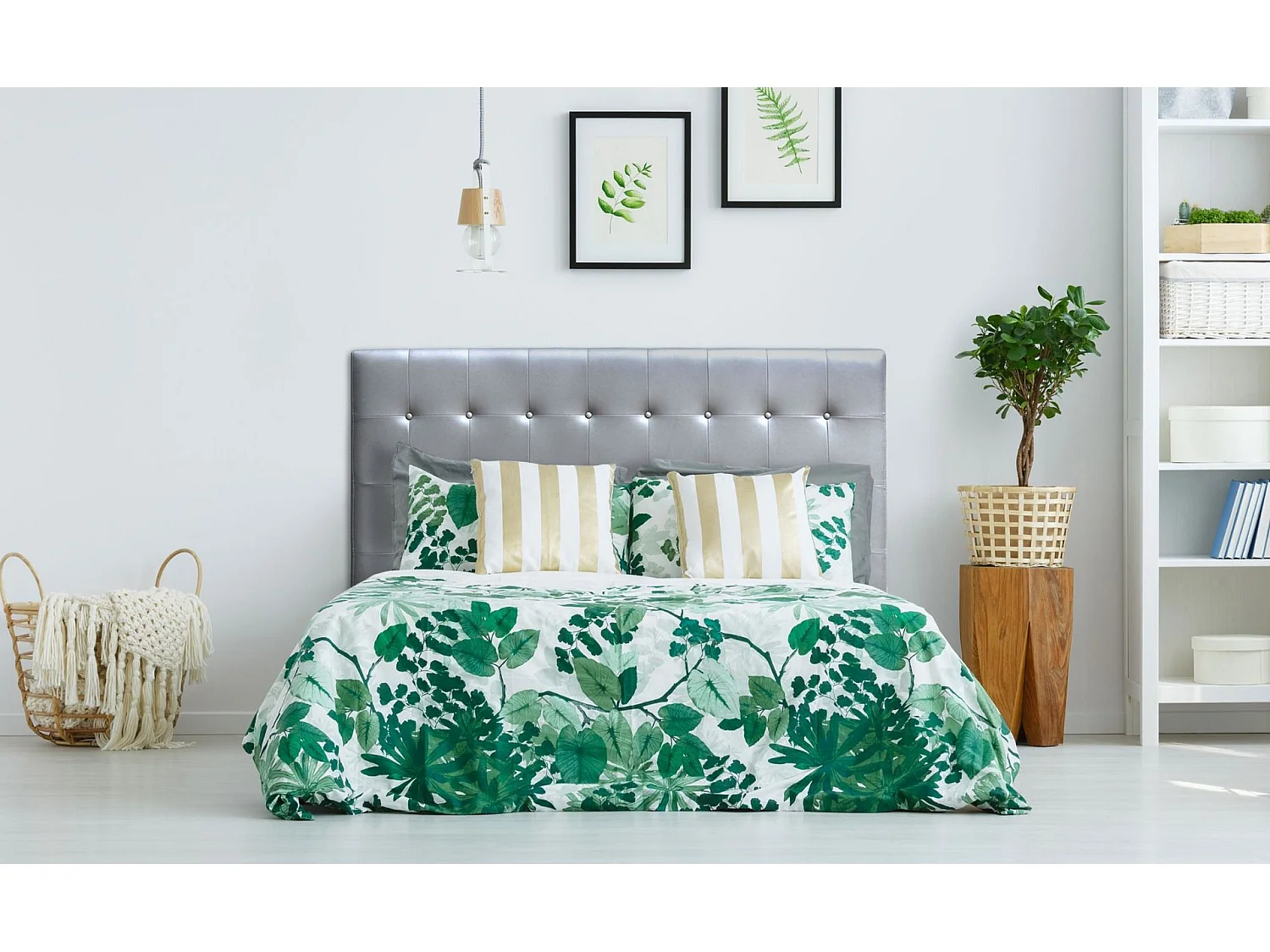 Tête de lit Luxor 160cm Argent