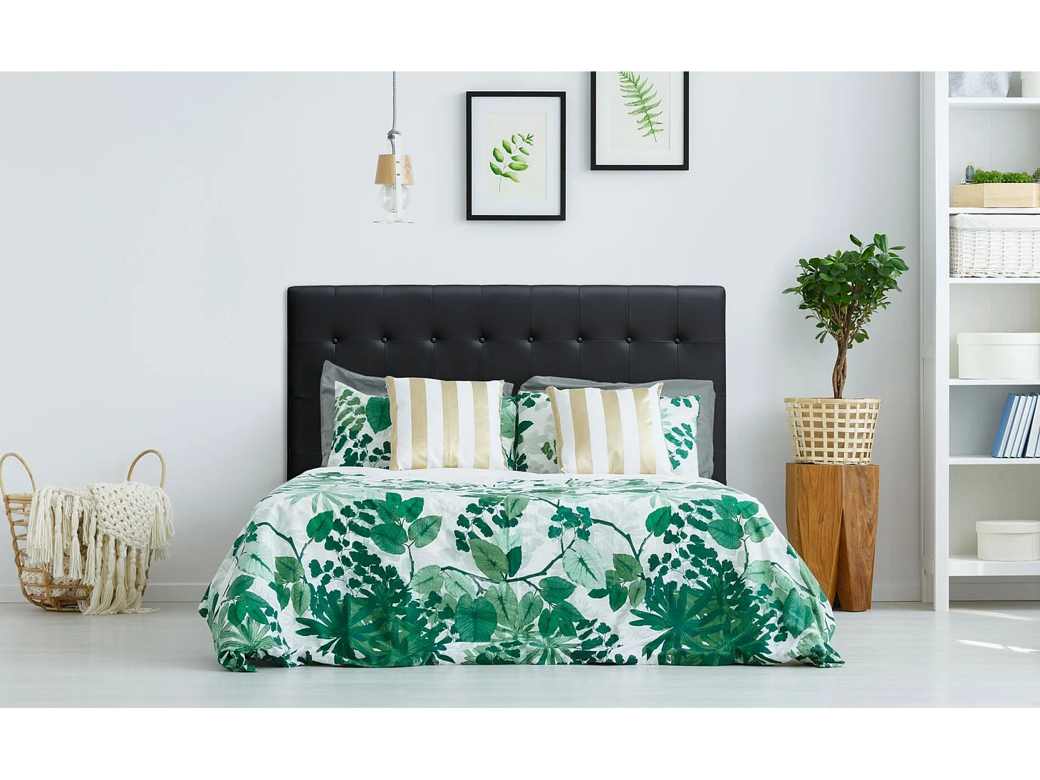 Tête de lit Luxor 180cm Noir