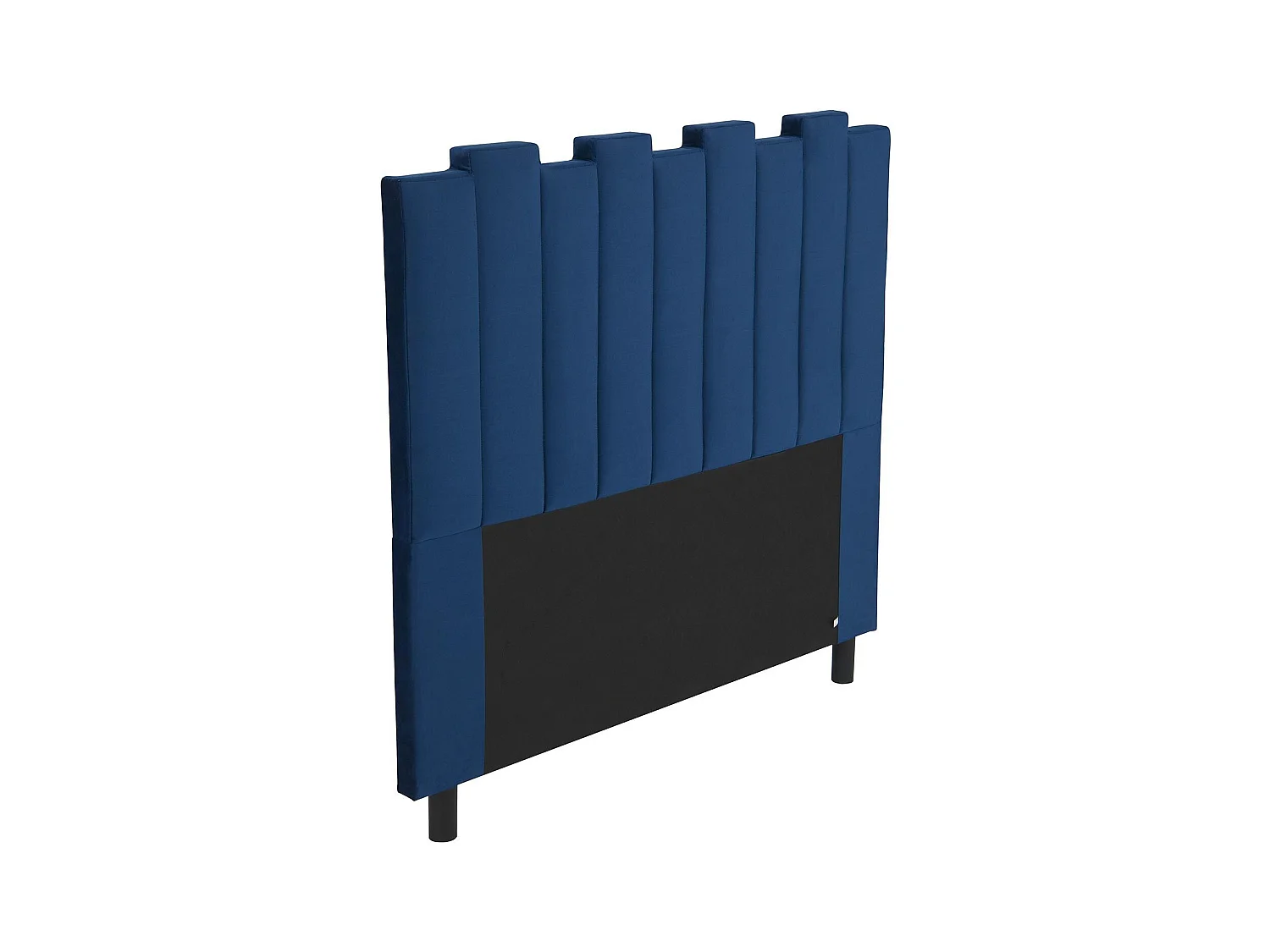 Testiera Lucky da 140 cm in velluto blu