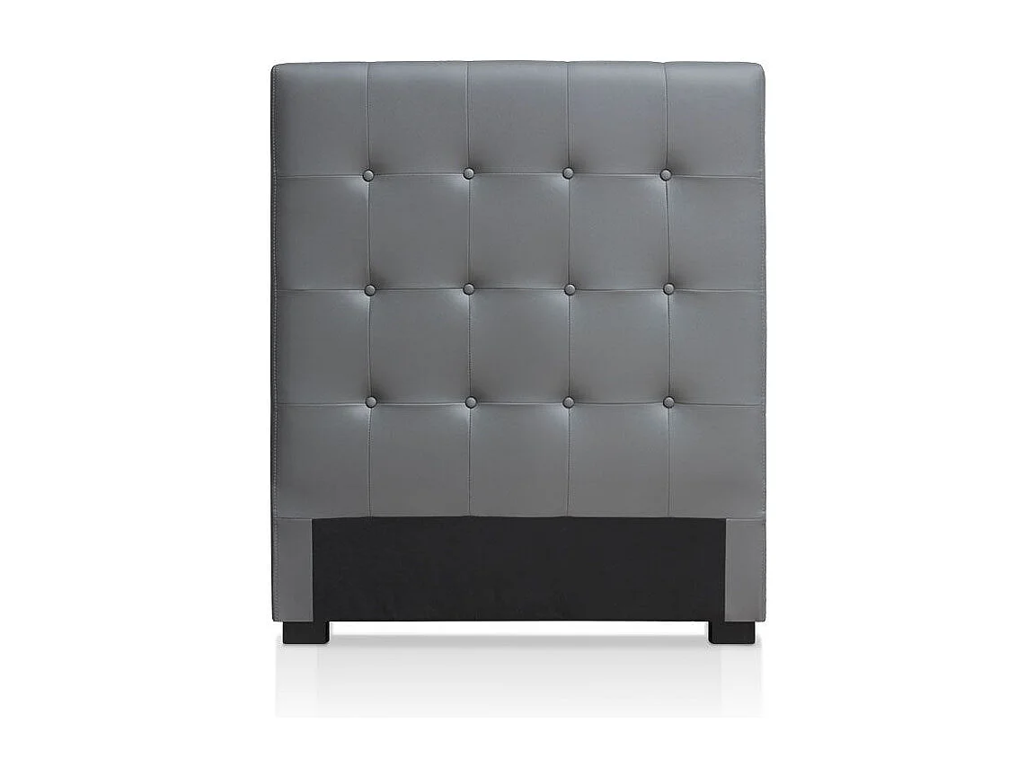 Tête de Lit Capitonnée "Amor" 90cm Gris