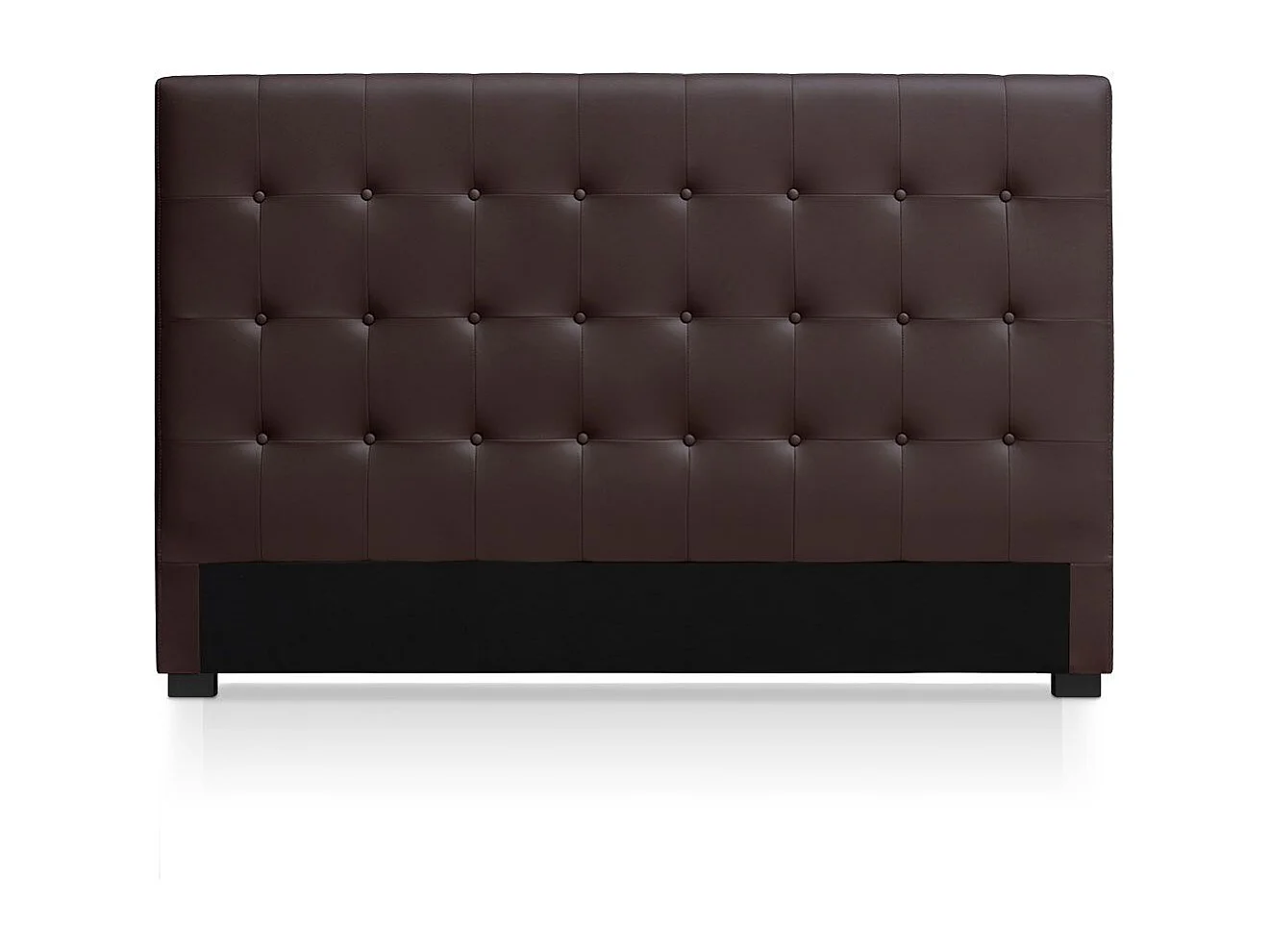 Tête de Lit Capitonnée "Amor" 180cm Marron