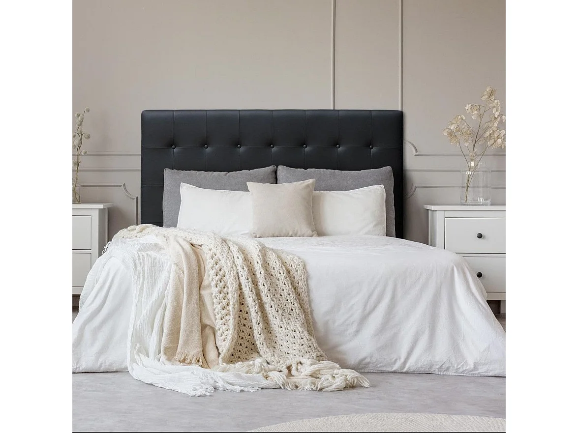 Tête de lit Luxor 160cm Noir