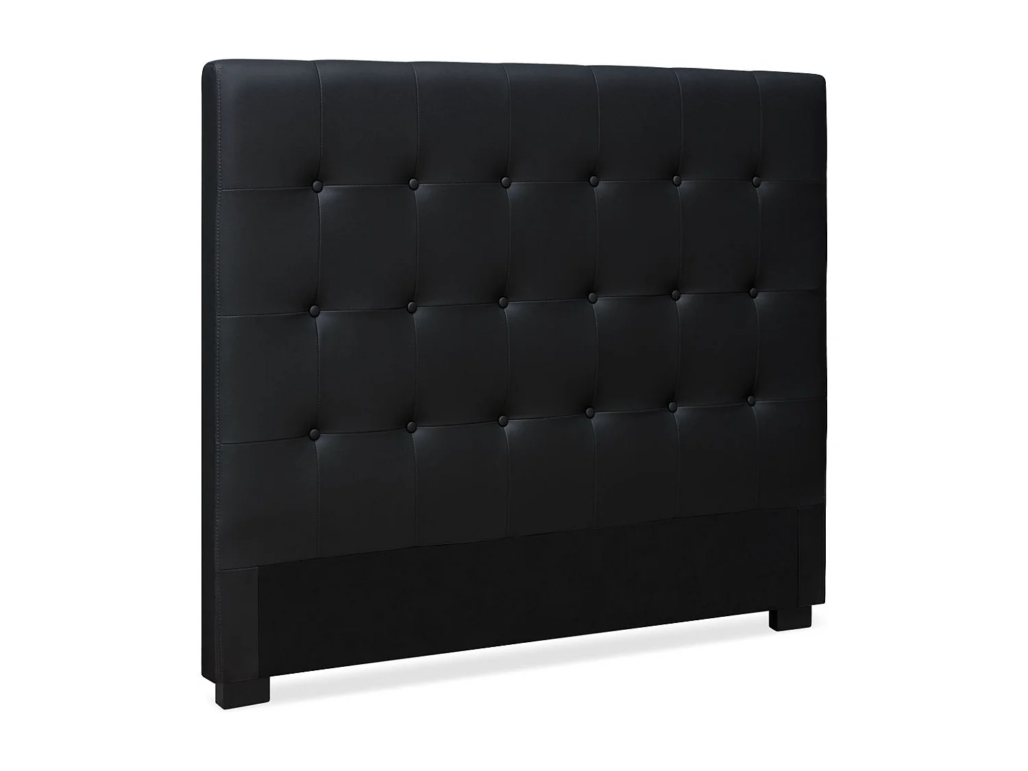 Tête de Lit Capitonnée "Amor" 160cm Noir