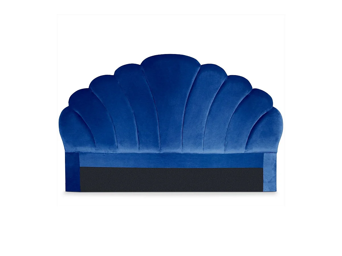 Testiera Mermaid 180 cm Velluto Blu