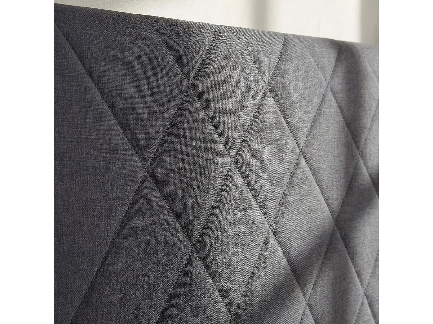 Tête de Lit en Tissu "Jones" 180cm Gris Foncé