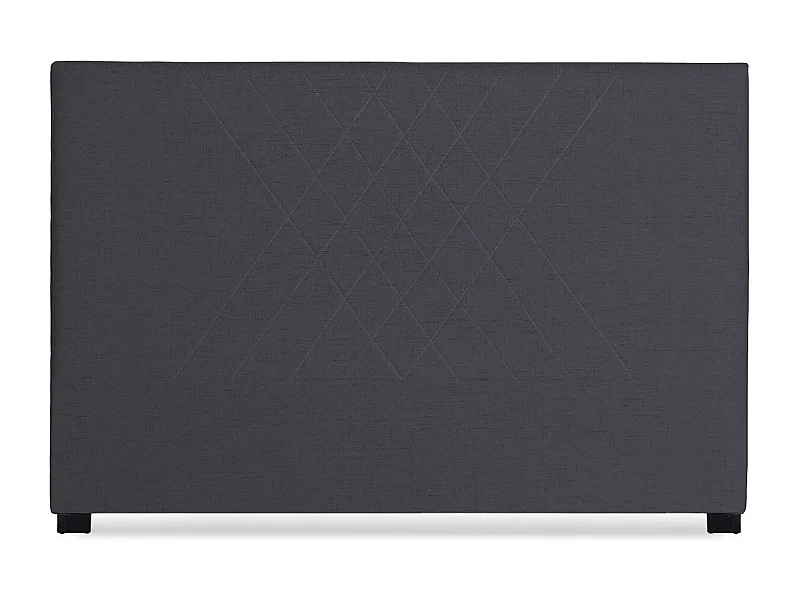 Tête de lit Diam 180cm Tissu Gris Foncé