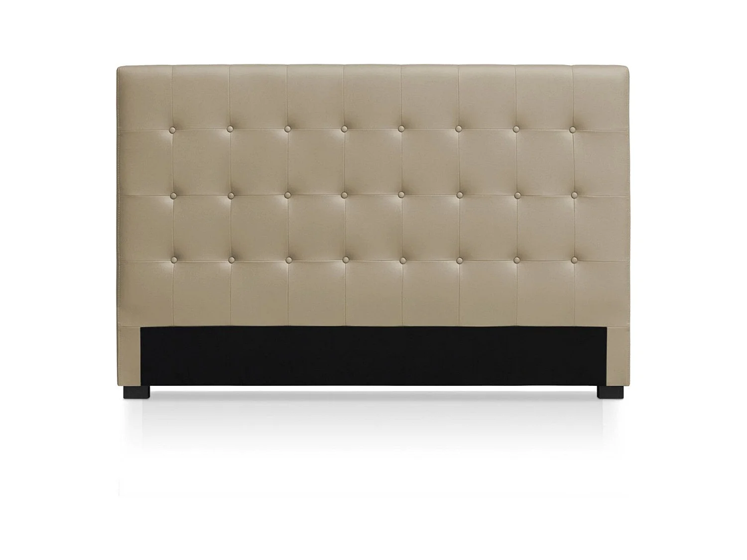 Tête de Lit Capitonnée "Amor" 180cm Taupe