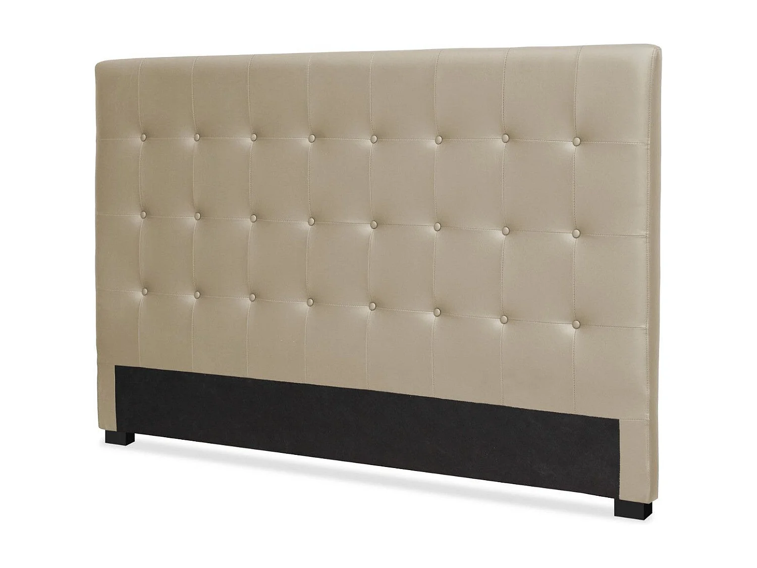 Tête de Lit Capitonnée "Amor" 180cm Taupe