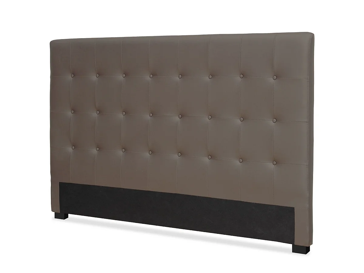 Tête de Lit Capitonnée "Amor" 180cm Taupe