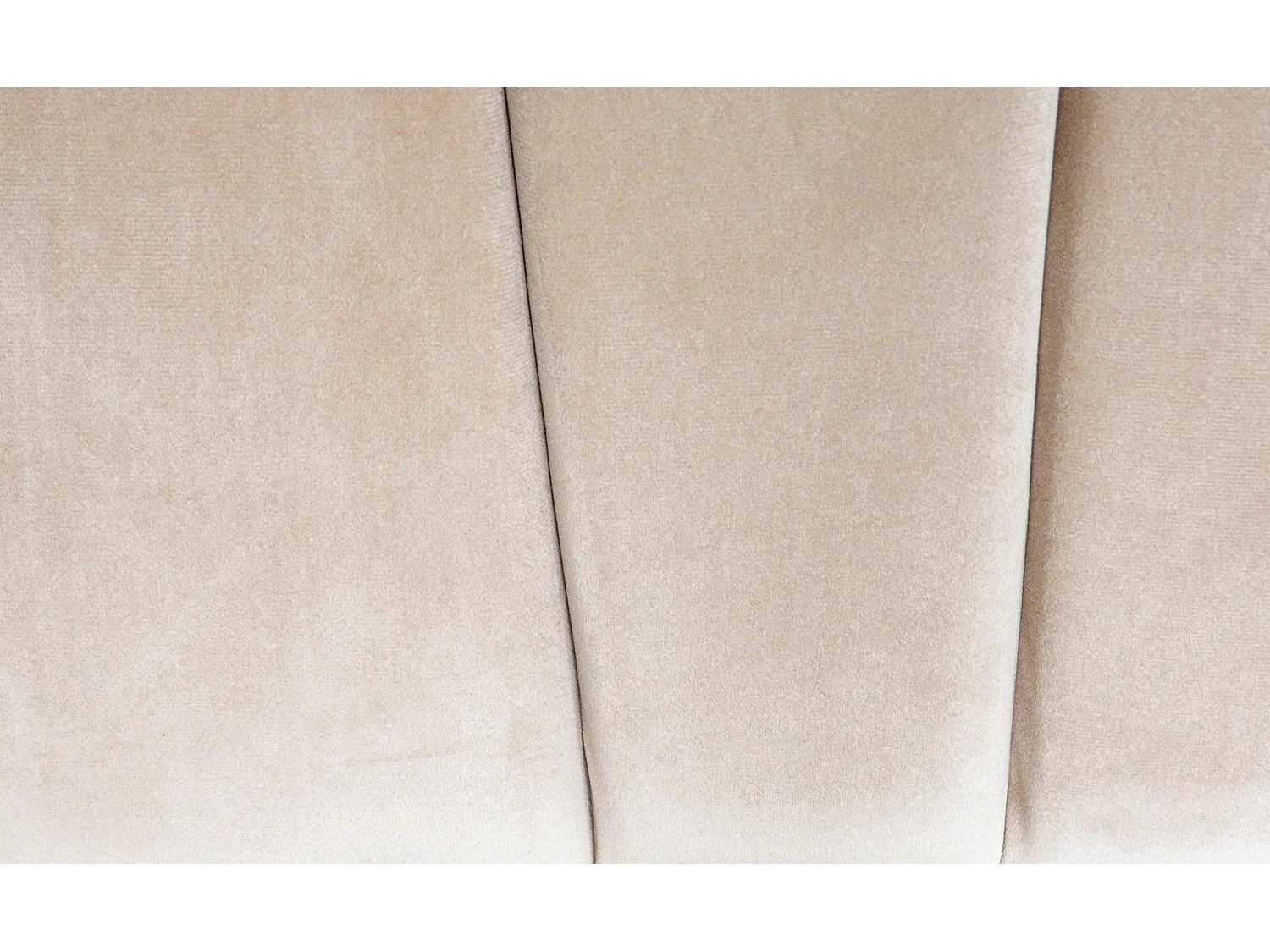 Tête de Lit en Velours "Renaya" 160cm Taupe