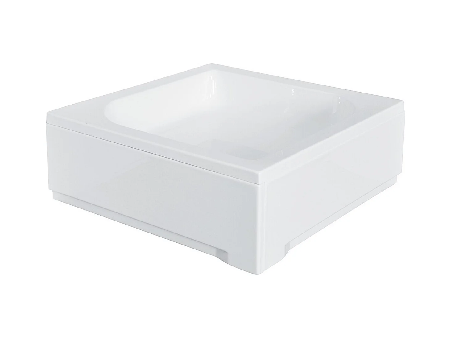 Receveur de douche ARES carré 70x70-80x80-90x90 cm blanc - Dimensions: 90x90 cm
