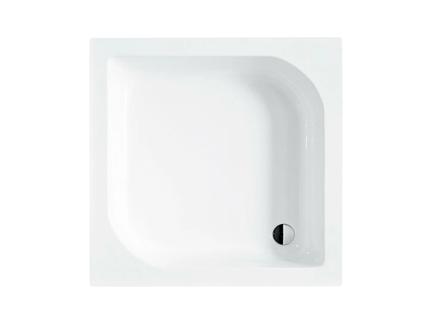 Receveur de douche ARES carré 70x70-80x80-90x90 cm blanc - Dimensions: 90x90 cm