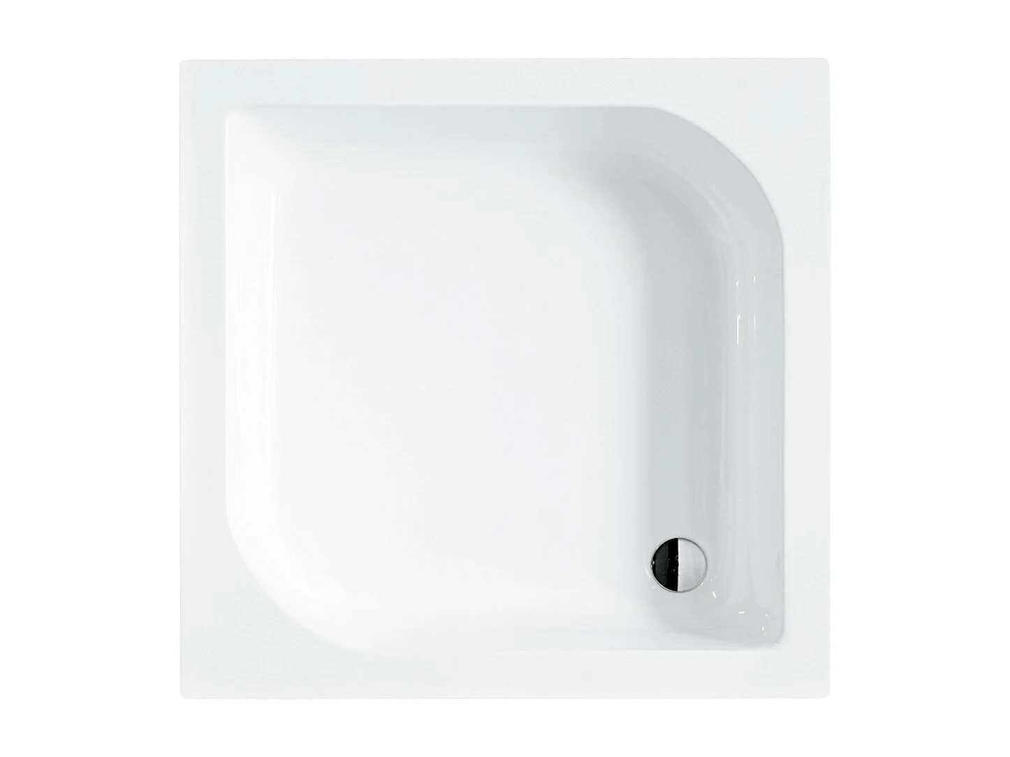 Receveur de douche ARES carré 70x70-80x80-90x90 cm blanc - Dimensions: 90x90 cm