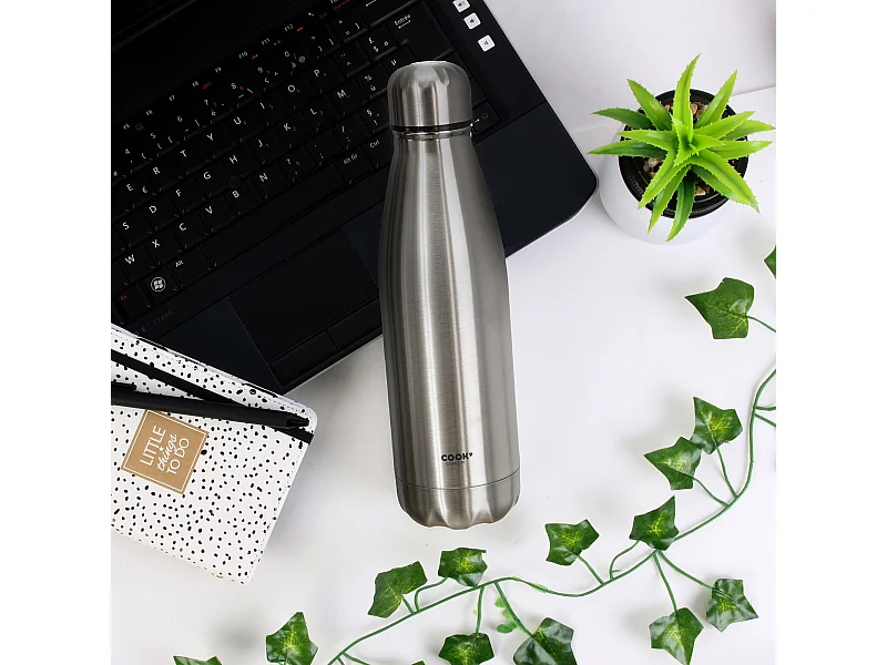 Bouteille De Transport Isotherme Inox 50cl Argent