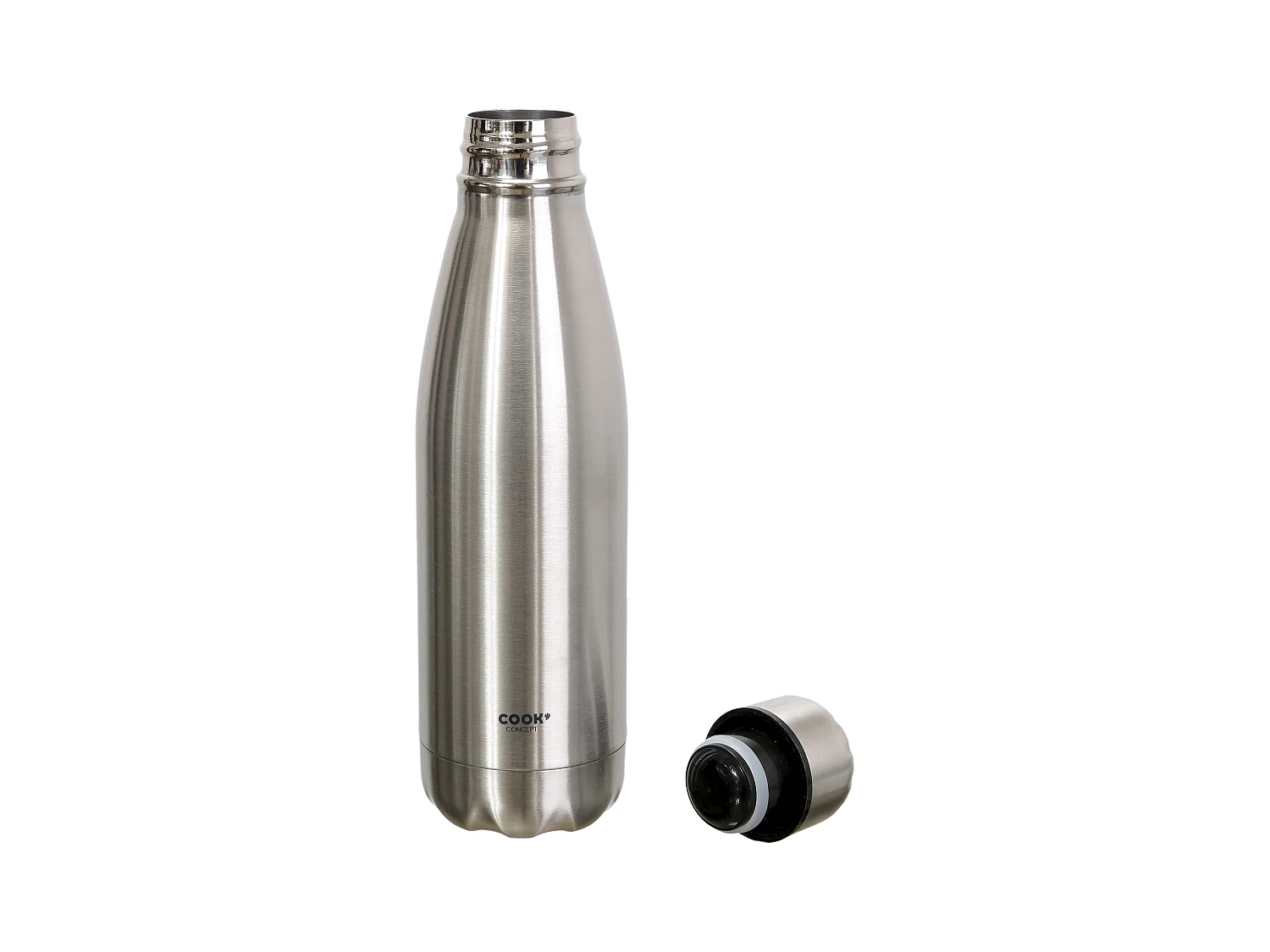 Bouteille De Transport Isotherme Inox 50cl Argent