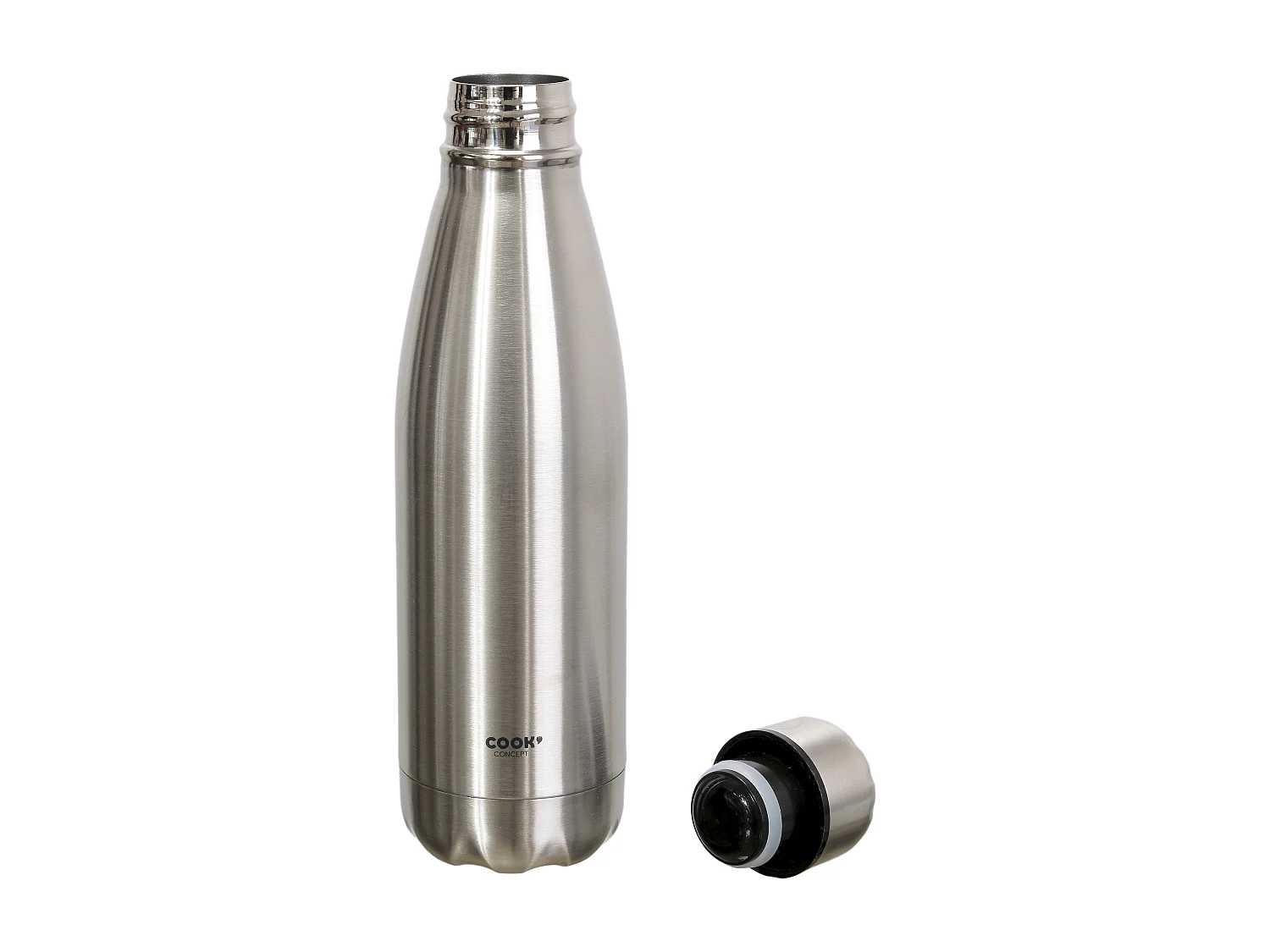 Bouteille De Transport Isotherme Inox 50cl Argent