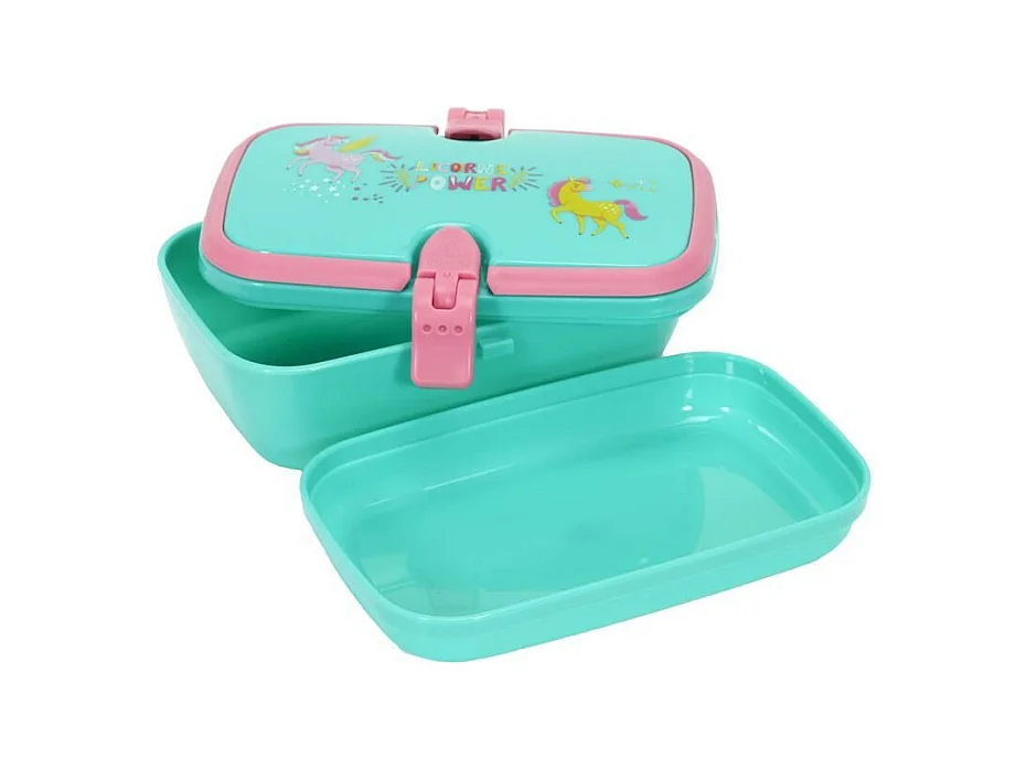 Lunch Box pour Enfant "Licorne" 16cm Bleu