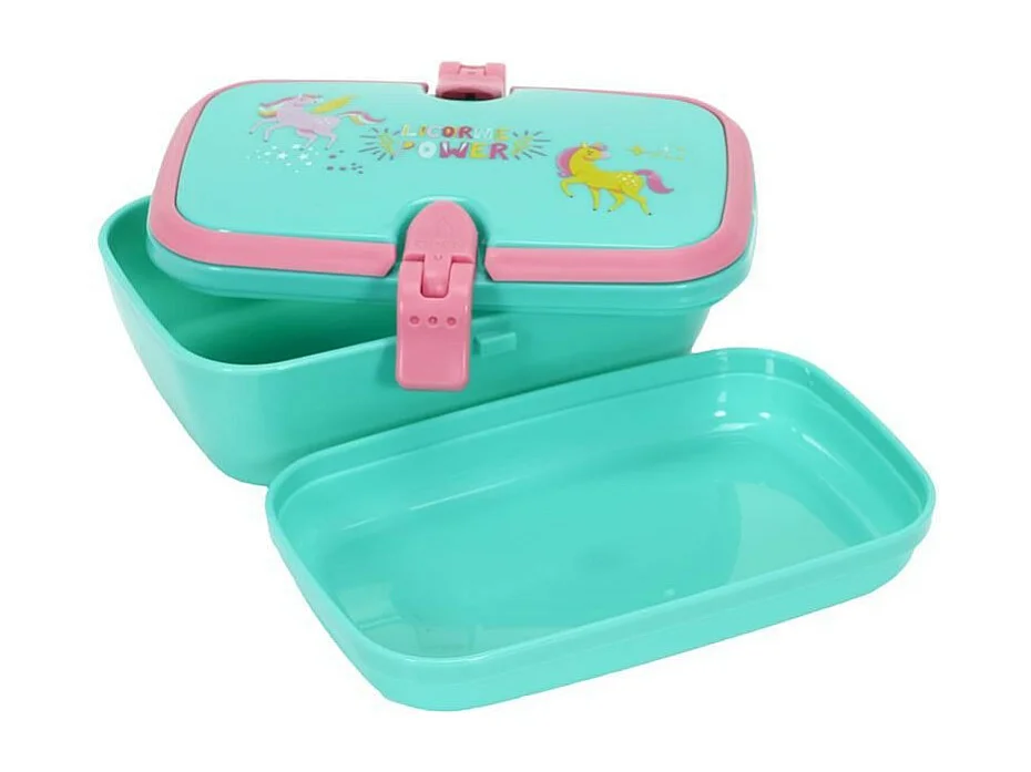 Lunch Box pour Enfant "Licorne" 16cm Bleu