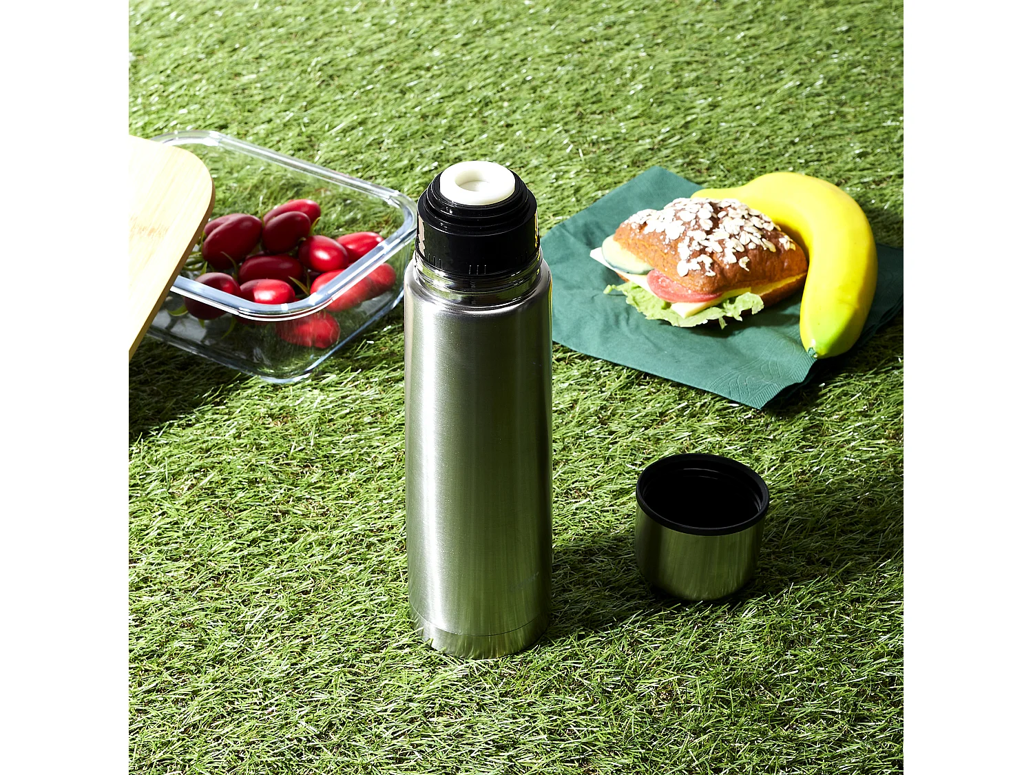 Bouteille De Transport Isotherme 50cl Argent