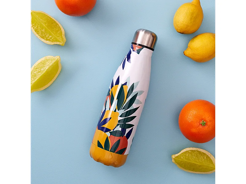 Bouteille De Transport Isotherme Rio 50cl Blanc, Jaune, Orange, Vert