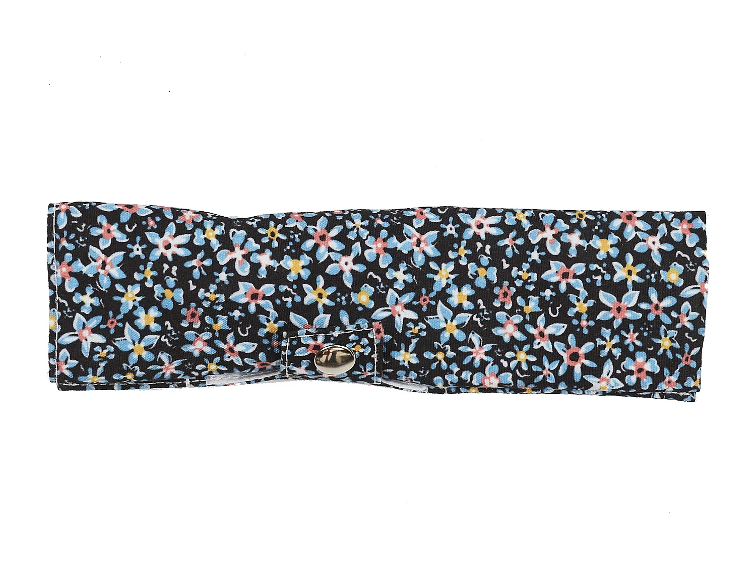 Coffret Bouteille En Verre 50cl Et Couverts Bleu, Rose