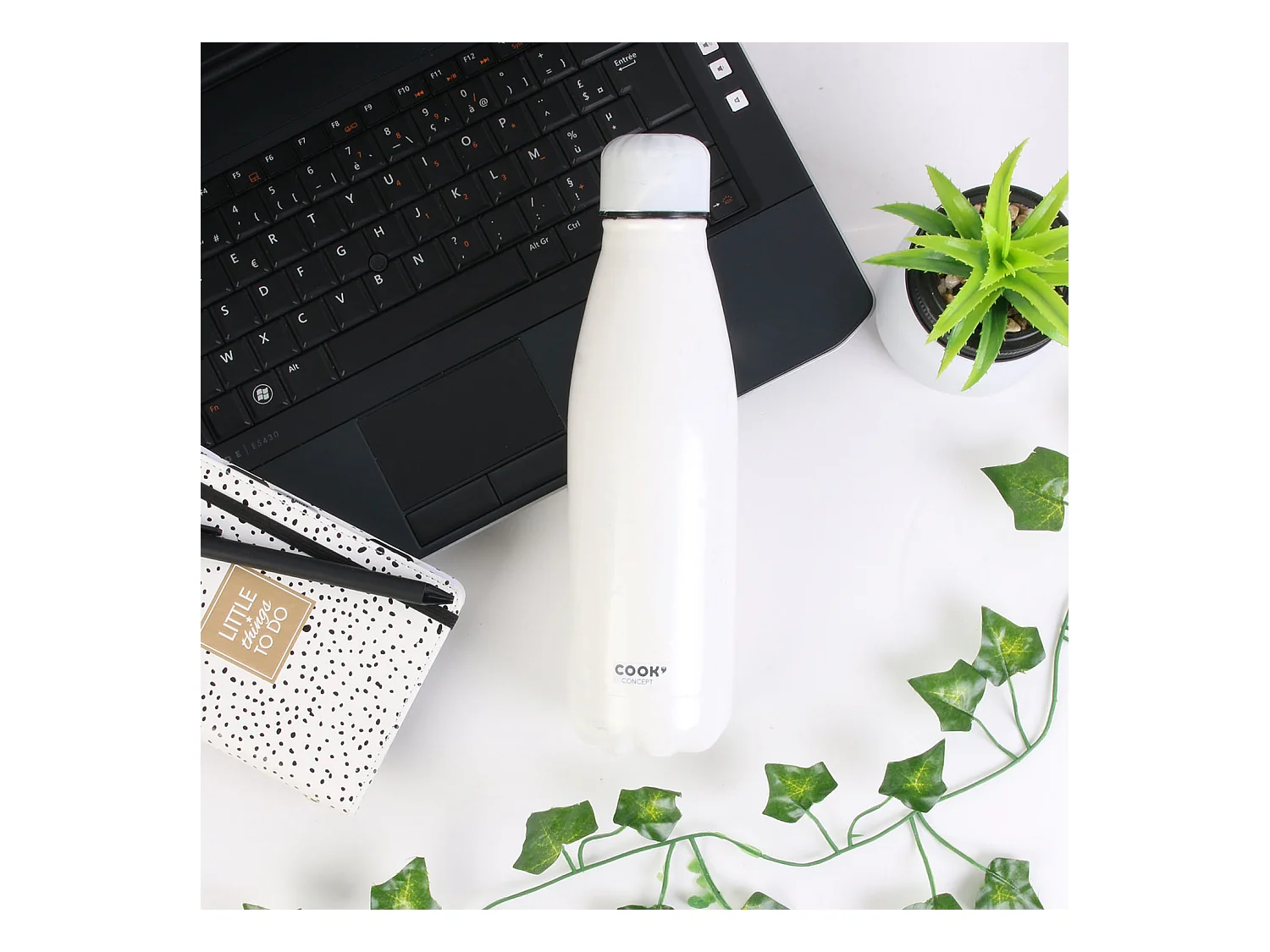 Bouteille De Transport Isotherme Blanche 50cl Blanc