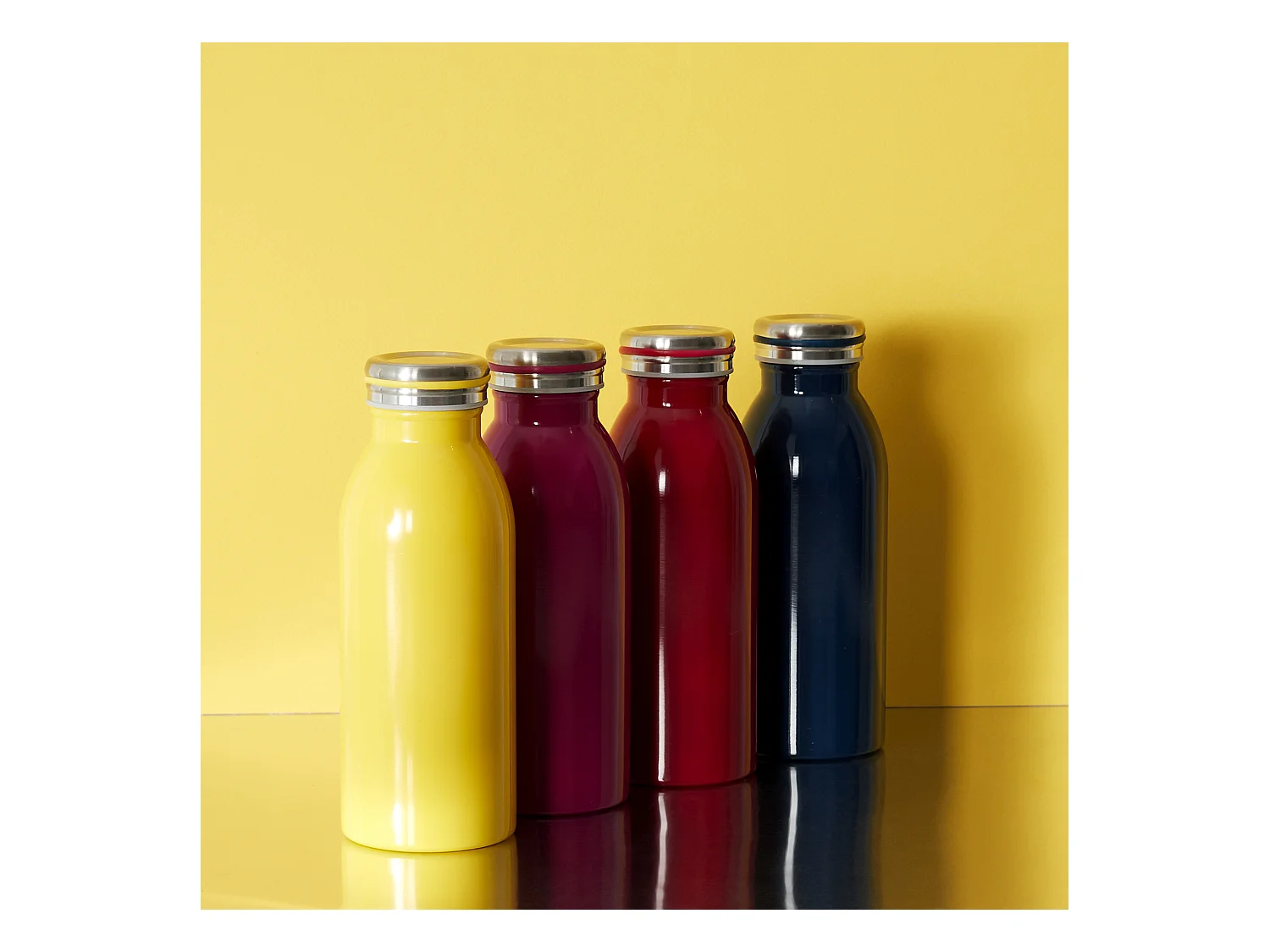 Bouteille De Transport Isotherme Jaune 45cl Jaune